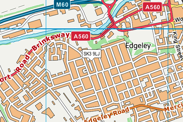 SK3 9LJ map - OS VectorMap District (Ordnance Survey) SK3 9LJ map - OS VectorMap District (Ordnance Survey)