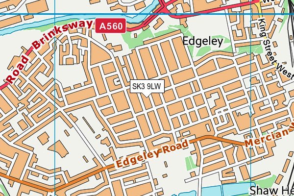 SK3 9LW map - OS VectorMap District (Ordnance Survey) SK3 9LW map - OS VectorMap District (Ordnance Survey)