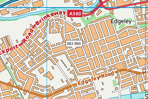 SK3 9NX map - OS VectorMap District (Ordnance Survey) SK3 9NX map - OS VectorMap District (Ordnance Survey)