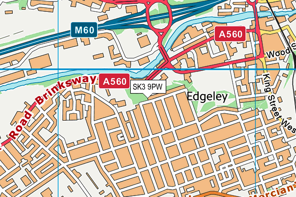 SK3 9PW map - OS VectorMap District (Ordnance Survey) SK3 9PW map - OS VectorMap District (Ordnance Survey)