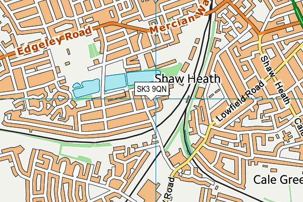 SK3 9QN map - OS VectorMap District (Ordnance Survey) SK3 9QN map - OS VectorMap District (Ordnance Survey)