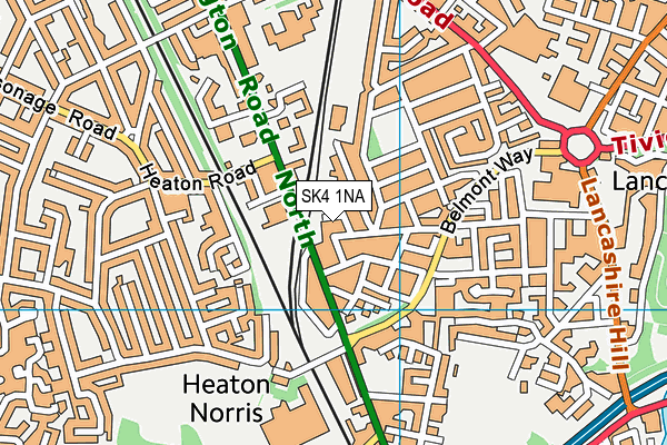 SK4 1NA map - OS VectorMap District (Ordnance Survey) SK4 1NA map - OS VectorMap District (Ordnance Survey)