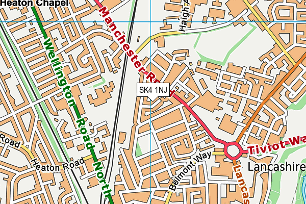 SK4 1NJ map - OS VectorMap District (Ordnance Survey) SK4 1NJ map - OS VectorMap District (Ordnance Survey)