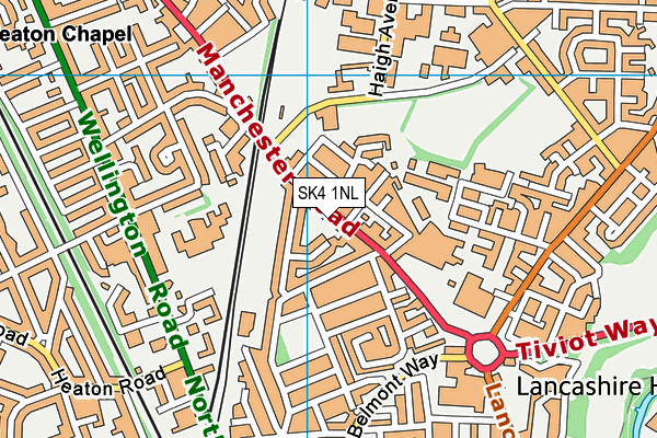 SK4 1NL map - OS VectorMap District (Ordnance Survey)