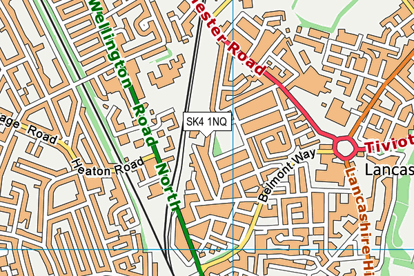 SK4 1NQ map - OS VectorMap District (Ordnance Survey) SK4 1NQ map - OS VectorMap District (Ordnance Survey)