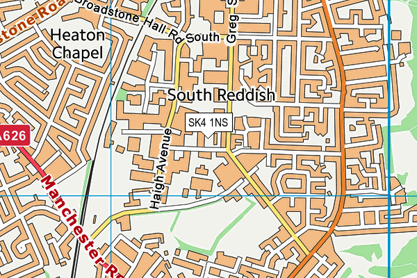 SK4 1NS map - OS VectorMap District (Ordnance Survey) SK4 1NS map - OS VectorMap District (Ordnance Survey)