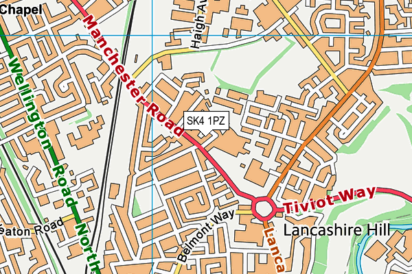 SK4 1PZ map - OS VectorMap District (Ordnance Survey) SK4 1PZ map - OS VectorMap District (Ordnance Survey)