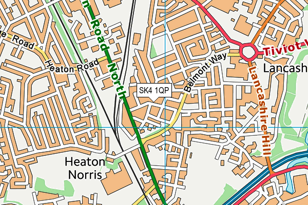 SK4 1QP map - OS VectorMap District (Ordnance Survey) SK4 1QP map - OS VectorMap District (Ordnance Survey)