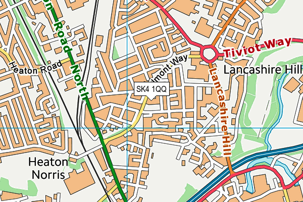 SK4 1QQ map - OS VectorMap District (Ordnance Survey) SK4 1QQ map - OS VectorMap District (Ordnance Survey)