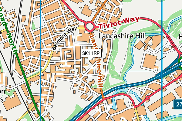 SK4 1RP map - OS VectorMap District (Ordnance Survey)