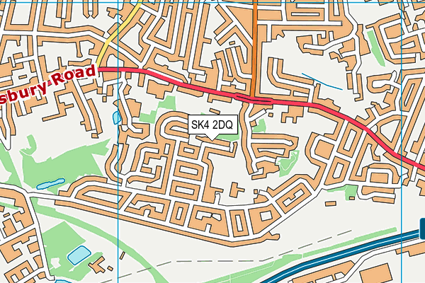 SK4 2DQ map - OS VectorMap District (Ordnance Survey)