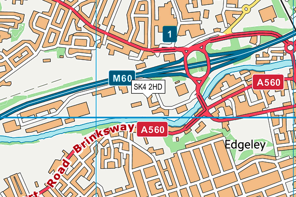 SK4 2HD map - OS VectorMap District (Ordnance Survey) SK4 2HD map - OS VectorMap District (Ordnance Survey)