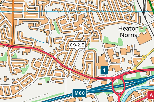 SK4 2JE map - OS VectorMap District (Ordnance Survey) SK4 2JE map - OS VectorMap District (Ordnance Survey)