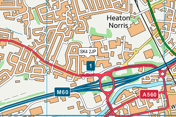 SK4 2JP map - OS VectorMap District (Ordnance Survey) SK4 2JP map - OS VectorMap District (Ordnance Survey)