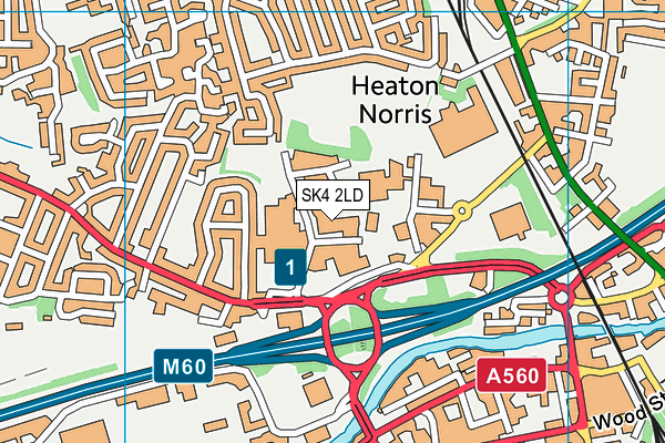SK4 2LD map - OS VectorMap District (Ordnance Survey) SK4 2LD map - OS VectorMap District (Ordnance Survey)