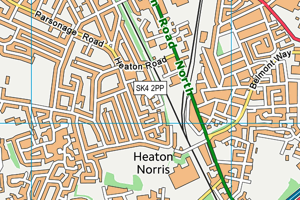 SK4 2PP map - OS VectorMap District (Ordnance Survey) SK4 2PP map - OS VectorMap District (Ordnance Survey)