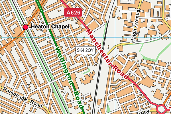 SK4 2QY map - OS VectorMap District (Ordnance Survey) SK4 2QY map - OS VectorMap District (Ordnance Survey)