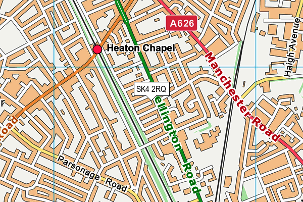 SK4 2RQ map - OS VectorMap District (Ordnance Survey) SK4 2RQ map - OS VectorMap District (Ordnance Survey)