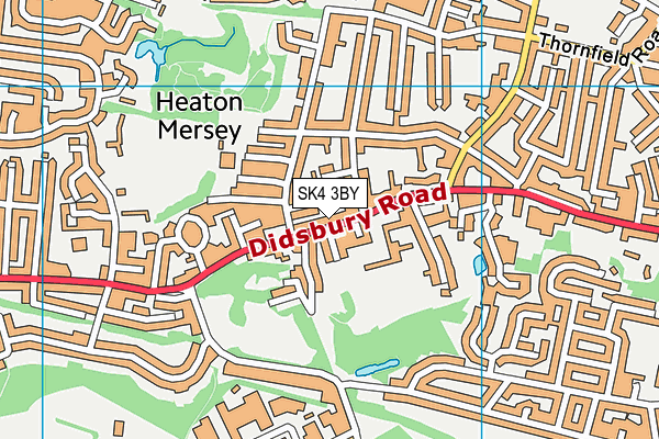 SK4 3BY map - OS VectorMap District (Ordnance Survey) SK4 3BY map - OS VectorMap District (Ordnance Survey)