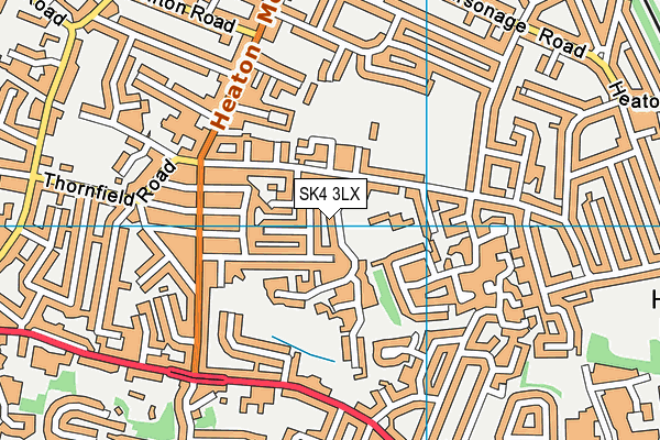 SK4 3LX map - OS VectorMap District (Ordnance Survey) SK4 3LX map - OS VectorMap District (Ordnance Survey)
