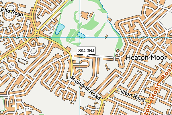 SK4 3NJ map - OS VectorMap District (Ordnance Survey) SK4 3NJ map - OS VectorMap District (Ordnance Survey)