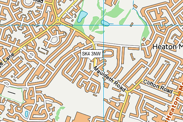 SK4 3NW map - OS VectorMap District (Ordnance Survey) SK4 3NW map - OS VectorMap District (Ordnance Survey)