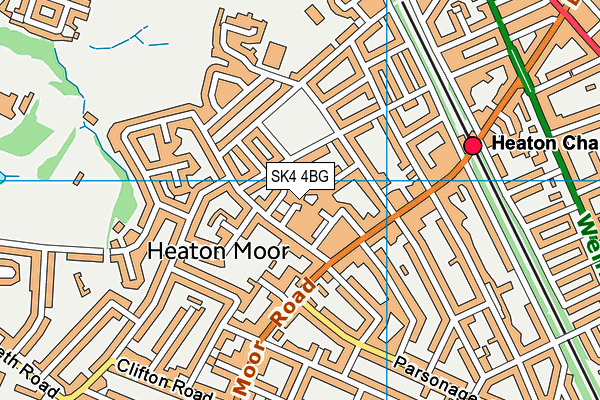 SK4 4BG map - OS VectorMap District (Ordnance Survey) SK4 4BG map - OS VectorMap District (Ordnance Survey)