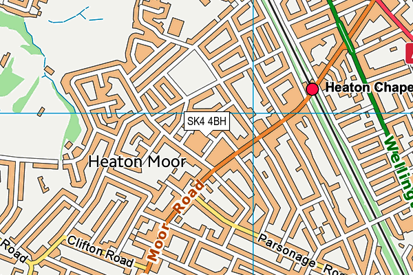 SK4 4BH map - OS VectorMap District (Ordnance Survey) SK4 4BH map - OS VectorMap District (Ordnance Survey)