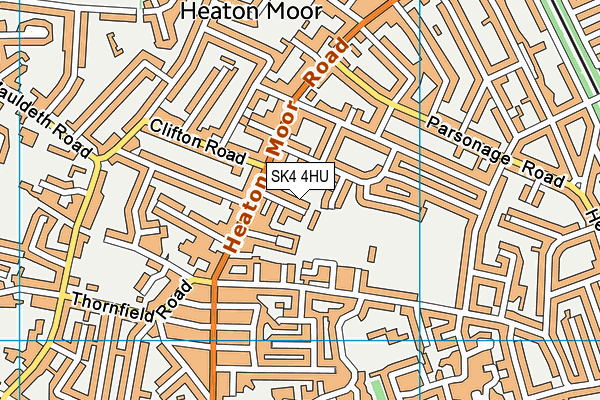 SK4 4HU map - OS VectorMap District (Ordnance Survey) SK4 4HU map - OS VectorMap District (Ordnance Survey)