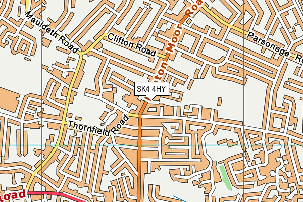 SK4 4HY map - OS VectorMap District (Ordnance Survey) SK4 4HY map - OS VectorMap District (Ordnance Survey)