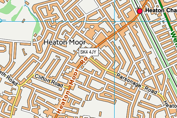SK4 4JY map - OS VectorMap District (Ordnance Survey) SK4 4JY map - OS VectorMap District (Ordnance Survey)