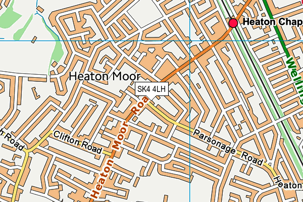 SK4 4LH map - OS VectorMap District (Ordnance Survey) SK4 4LH map - OS VectorMap District (Ordnance Survey)