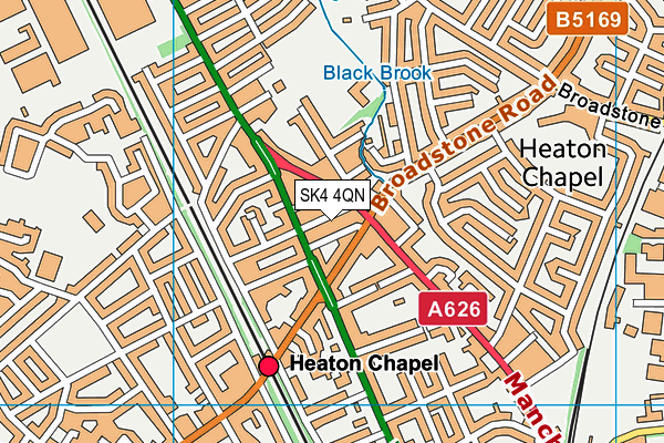 SK4 4QN map - OS VectorMap District (Ordnance Survey) SK4 4QN map - OS VectorMap District (Ordnance Survey)