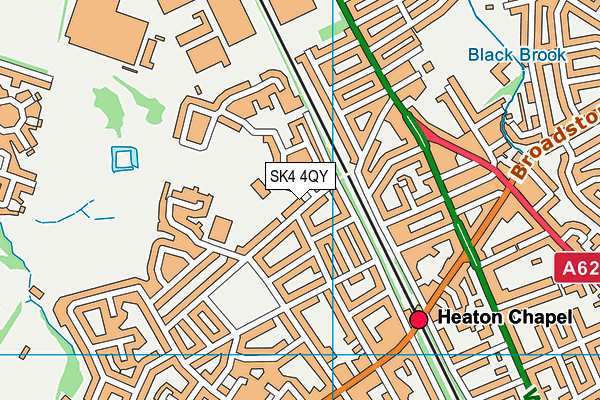 SK4 4QY map - OS VectorMap District (Ordnance Survey)