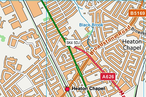 SK4 5DJ map - OS VectorMap District (Ordnance Survey) SK4 5DJ map - OS VectorMap District (Ordnance Survey)