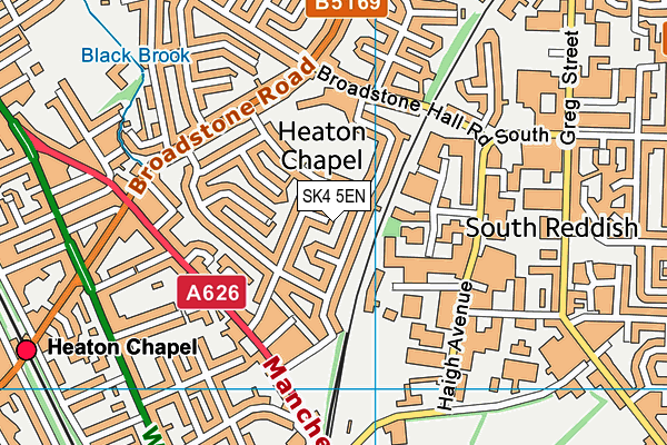 SK4 5EN map - OS VectorMap District (Ordnance Survey) SK4 5EN map - OS VectorMap District (Ordnance Survey)