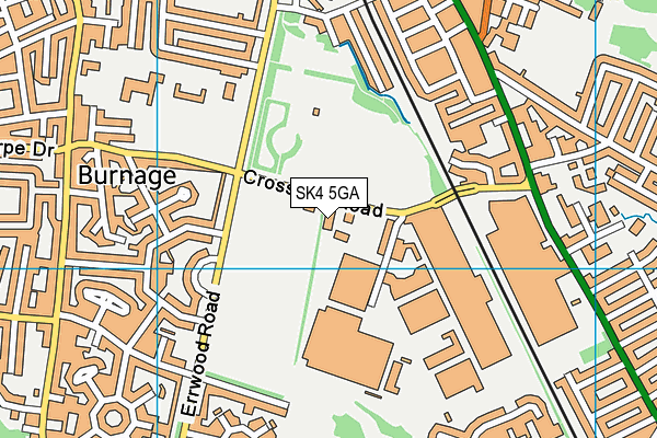 SK4 5GA map - OS VectorMap District (Ordnance Survey) SK4 5GA map - OS VectorMap District (Ordnance Survey)