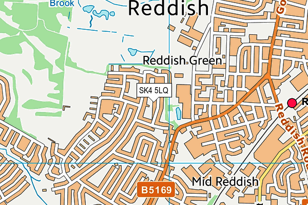 SK4 5LQ map - OS VectorMap District (Ordnance Survey)