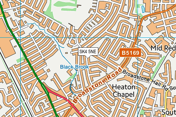 SK4 5NE map - OS VectorMap District (Ordnance Survey) SK4 5NE map - OS VectorMap District (Ordnance Survey)