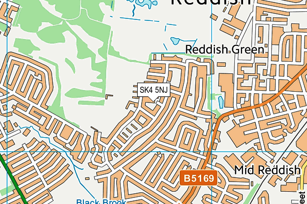 SK4 5NJ map - OS VectorMap District (Ordnance Survey) SK4 5NJ map - OS VectorMap District (Ordnance Survey)