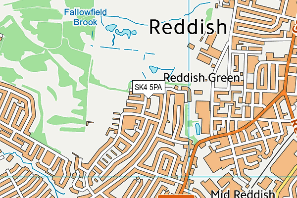 SK4 5PA map - OS VectorMap District (Ordnance Survey) SK4 5PA map - OS VectorMap District (Ordnance Survey)