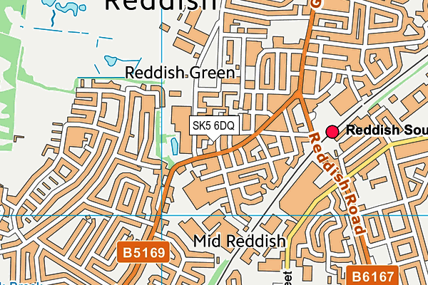 SK5 6DQ map - OS VectorMap District (Ordnance Survey) SK5 6DQ map - OS VectorMap District (Ordnance Survey)