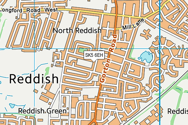 SK5 6EH map - OS VectorMap District (Ordnance Survey) SK5 6EH map - OS VectorMap District (Ordnance Survey)