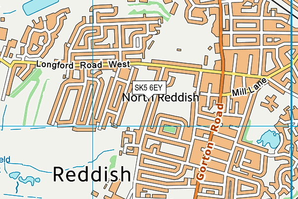 SK5 6EY map - OS VectorMap District (Ordnance Survey) SK5 6EY map - OS VectorMap District (Ordnance Survey)