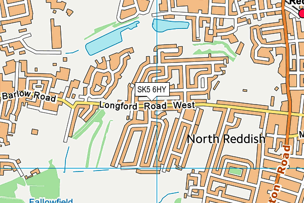 SK5 6HY map - OS VectorMap District (Ordnance Survey) SK5 6HY map - OS VectorMap District (Ordnance Survey)