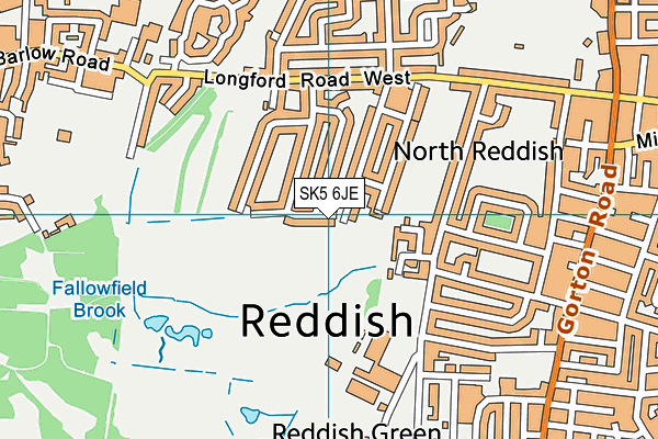 SK5 6JE map - OS VectorMap District (Ordnance Survey) SK5 6JE map - OS VectorMap District (Ordnance Survey)