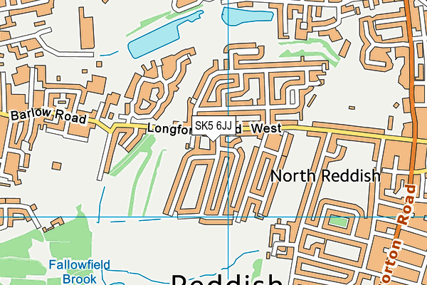 SK5 6JJ map - OS VectorMap District (Ordnance Survey) SK5 6JJ map - OS VectorMap District (Ordnance Survey)