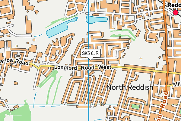 SK5 6JR map - OS VectorMap District (Ordnance Survey) SK5 6JR map - OS VectorMap District (Ordnance Survey)