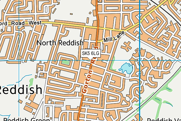 SK5 6LG map - OS VectorMap District (Ordnance Survey) SK5 6LG map - OS VectorMap District (Ordnance Survey)