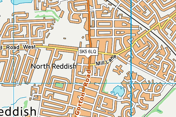 SK5 6LQ map - OS VectorMap District (Ordnance Survey) SK5 6LQ map - OS VectorMap District (Ordnance Survey)